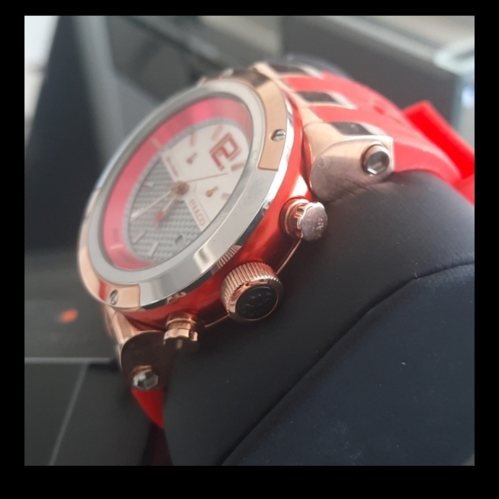 Blue marine glass Mulco woman watch - Picture 9 of 11